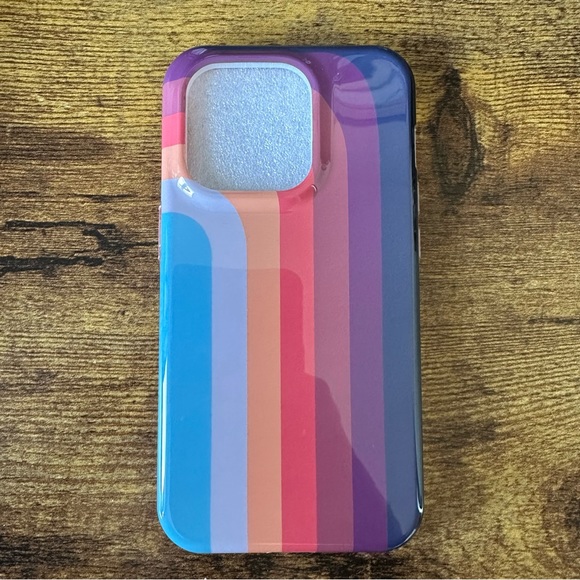 iPhone 14 Pro Rainbow Case with screen protector - Picture 1 of 6